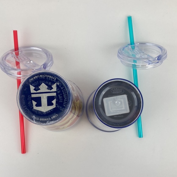 Whirley Royal Caribbean Cruise/Coca-Cola Insulated Tumblers set of 2 - Picture 11 of 16